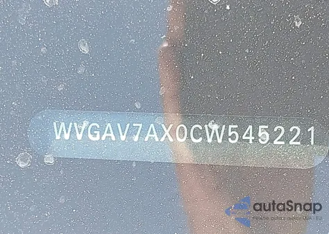 2012 Volkswagen Tiguan Se from USA, damaged, VIN WVGAV7AX0CW545221